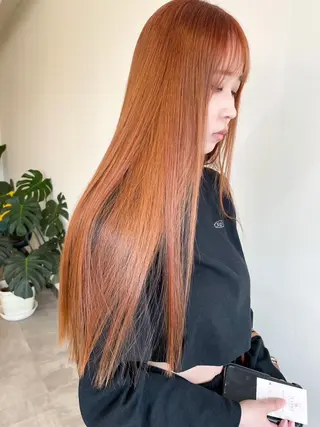 ロング カラー ⭐️横浜ブリーチ特化 美容師 堤涼⭐️のヘアスタイル