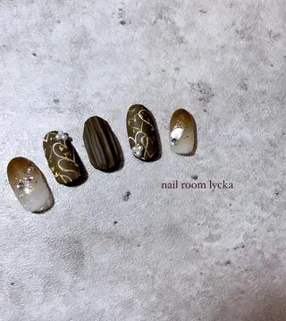 ネイル ネイルルームリッカ 𝐦𝐚𝐲𝐮のネイルデザイン