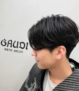ミディアム パーマ メンズ 今だけ40%OFF 韓国風パーマ愛須🔥のヘアスタイル