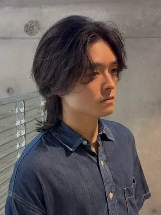 ロング メンズ ラフでキマる色気ヘア 鈴木教介👯‍♀️のヘアスタイル