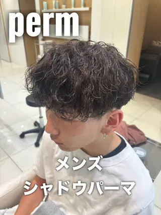 ショート パーマ メンズ 💠メンズ縮毛矯正 /パーマ💠林慶太のヘアスタイル