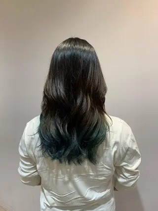 セミロング カラー 韓国ヘア🇰🇷 髪質改善✨掛川大輝のヘアスタイル
