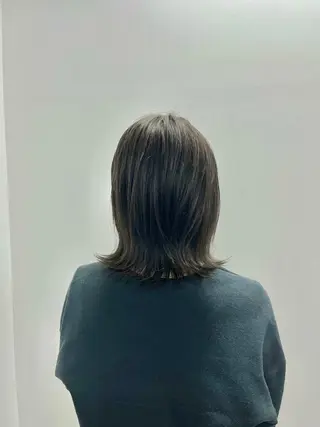 ミディアム カラー 中村 靖彬のヘアスタイル