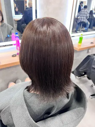 ミディアム 透明感/韓国風 RENA🤎のヘアスタイル