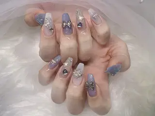 ネイル Kei Nail 長さ出し 付け放題のネイルデザイン