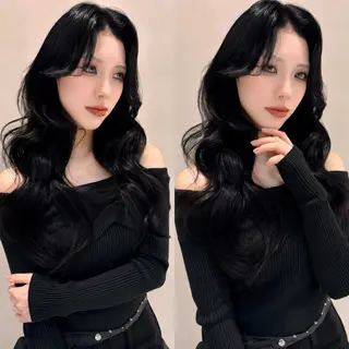 ロング 韓国レイヤー 田中 励也のヘアスタイル