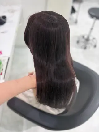 ロング カラー ヘアアレンジ 💓色落ちまで綺麗な 垢抜けカラー💓のヘアスタイル