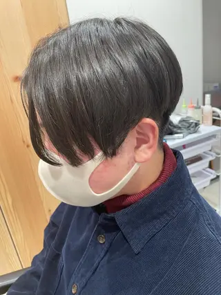 ショート カラー パーマ ヘアアレンジ メンズ パーソナルカラー合わ せたカラー🤍なつみのヘアスタイル