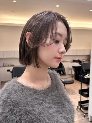 ミディアム むっちー/超高濃度 水素髪質改善サロンのヘアスタイル