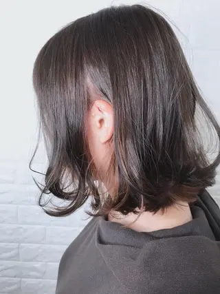 ミディアム カラー 髪質改善縮毛矯正 美容師✂️山崎竜二のヘアスタイル