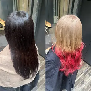 カラー 🦋Lond🦋 manakaのヘアスタイル