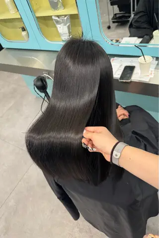 ロング 北新地/縮毛矯正 /あやなのヘアスタイル