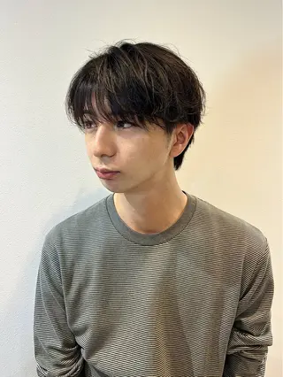 ミディアム メンズ特化🔥再現度 高カット/パーマ/元のヘアスタイル