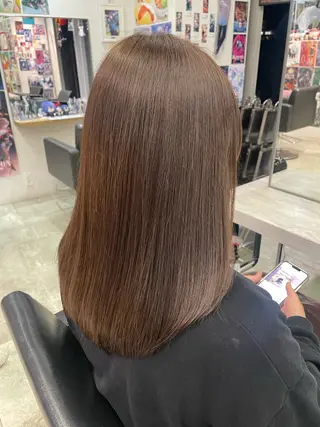 ロング 似合わせカット/ デザインカラー🦄のヘアスタイル