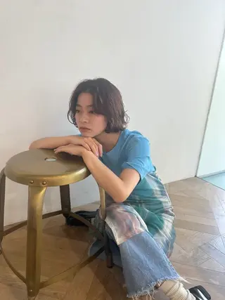 カラー かがやしづ ⭐️カラーモデルのヘアスタイル