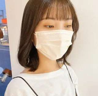 ミディアム カラー 西山梨々【7月末 で掲載終了します】のヘアスタイル