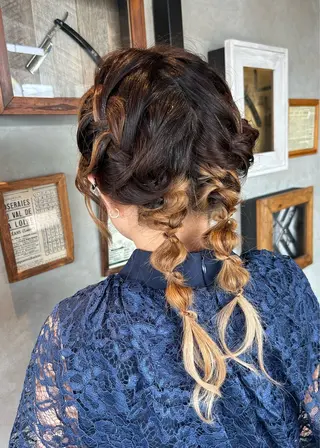 ヘアアレンジ 岡田 七海のヘアスタイル