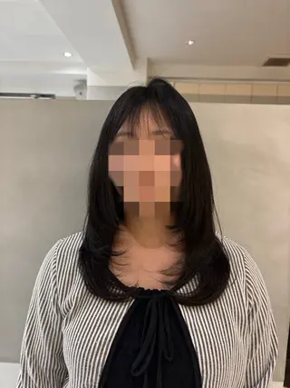 セミロング 似合わせレイヤー 🩶アヤラのヘアスタイル