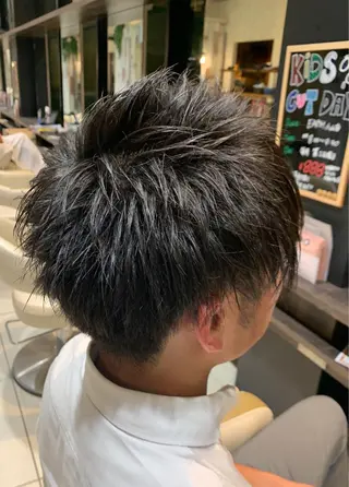 ショート メンズ 新井啓介 宇都宮美容師のヘアスタイル