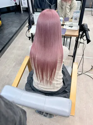 ロング カラー ヘアアレンジ 💕ブリーチ/ヘアメ 🎀YUUKAのヘアスタイル