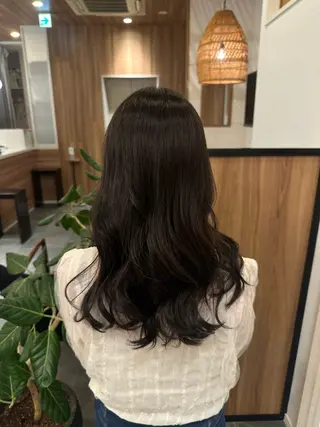 セミロング カラー 池見 円花🌷のヘアスタイル