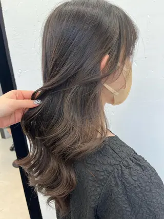 ロング カラー 🫧‪Ameri🫧 Emma ecoleのヘアスタイル