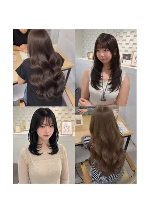 ミディアム カラー 京谷 日向のヘアスタイル