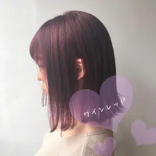 ミディアム カラー 🦋ハイトーンボブ ショート🦋トシキのヘアスタイル