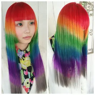 ロング カラー welring hair salonのヘアスタイル