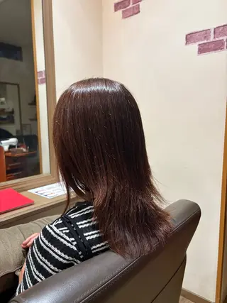 ミディアム カラー カラーモデル/ 戸苅法永のヘアスタイル