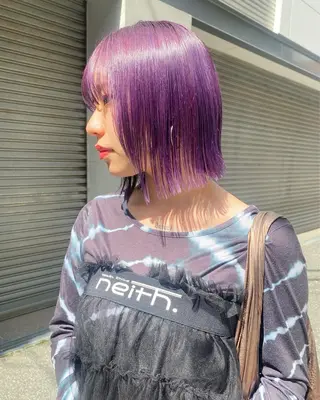 ミディアム qpula クプラのヘアスタイル