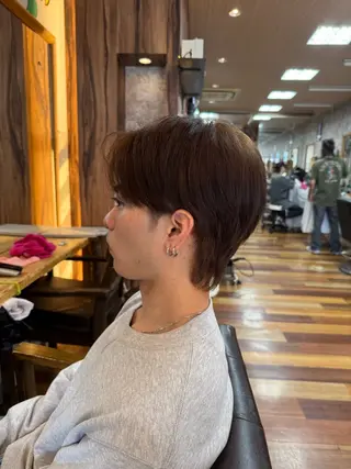 メンズ ブリーチカラー🌈 ✄﻿杉山来輝金沢文庫のヘアスタイル