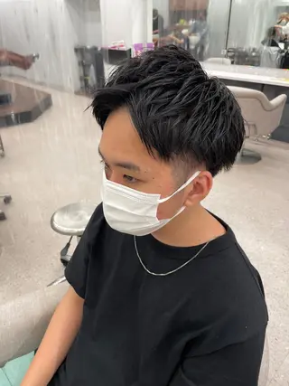 メンズ 京都河原町 メンズパーマ助川龍哉のヘアスタイル