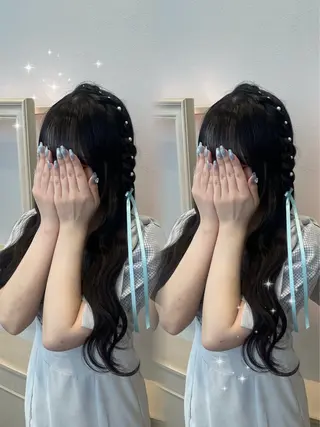 ロング ヘアアレンジ 横浜アレンジ/メンズ カット/yuukaのヘアスタイル