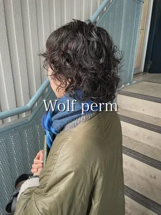 ミディアム パーマ Ikeda Uのヘアスタイル
