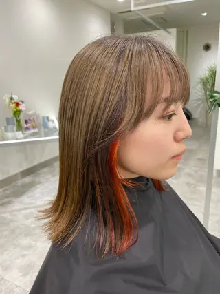 ミディアム ⭐トレンドカット&カ ラーCocoro🪿のヘアスタイル