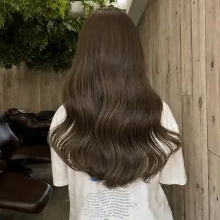 ロング カラー ヘアアレンジ スズナ♡ 透明感カラー✩.*˚のヘアスタイル