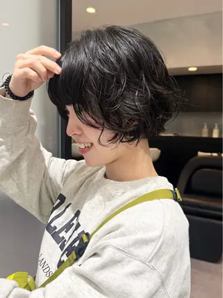 ショート パーマ hanami /名駅のヘアスタイル