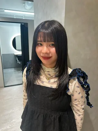ロング 透明感カラー 美髪矯正💎momoのヘアスタイル