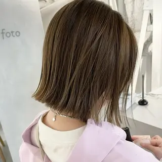 ミディアム カラー ショート〜ボブ✂︎ 武蔵小杉 南澤佑介のヘアスタイル