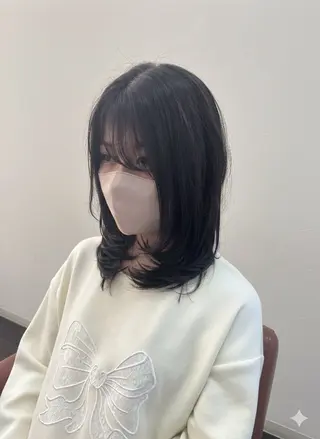 ミディアム レイヤー職人・ 似合せ美容師そうまのヘアスタイル