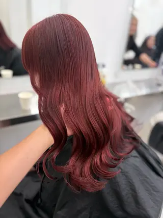 ロング 🍒韓国y2k暖色 NO.1🍒REAのヘアスタイル