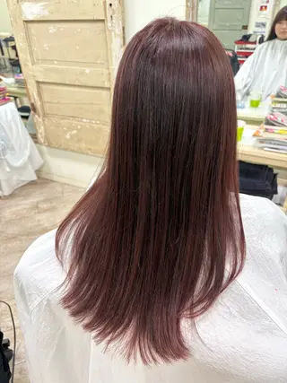カラー 菊地 映香のヘアスタイル