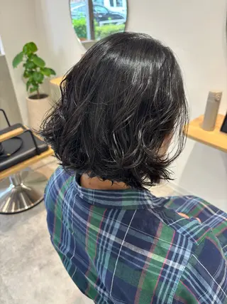 パーマ 白岩 良子のヘアスタイル