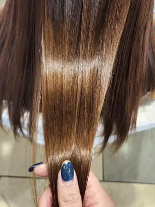 ロング 暖色カラー/髪質改善 /メンズ🧡莉南のヘアスタイル