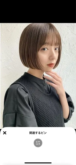 ショート ヘアアレンジ 韓国好き🇰🇷 美容師MIKUのヘアスタイル