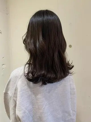 ミディアム カラー 💖クボ モモ💖のヘアスタイル