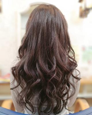 ロング 森長 咲子のヘアスタイル