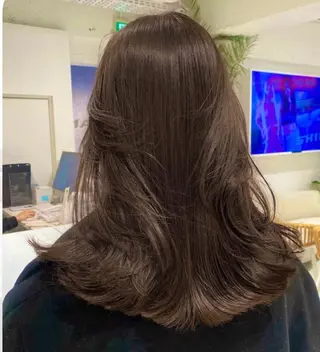 ロング カラー 似合わせパーマ カラー/ゼンのヘアスタイル