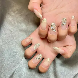 ロング カラー パーマ ヘアアレンジ メンズ キッズ ネイル マツエク・マツパ アイブロウ el. by Aoのネイルデザイン